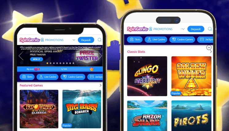 Spingenie Casino Mobiele App